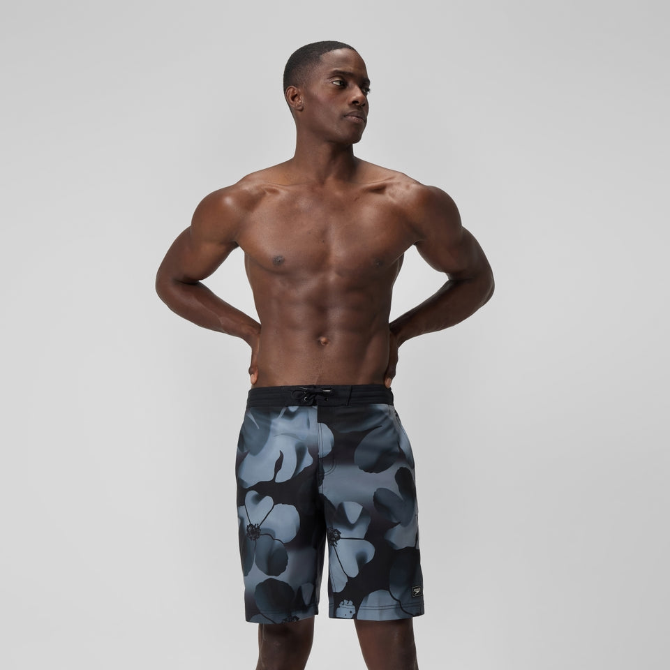Speedo Printed 20'' Bondi Swim Shorts Black