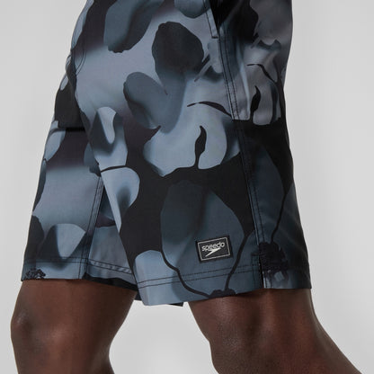 Speedo Printed 20'' Bondi Swim Shorts Black