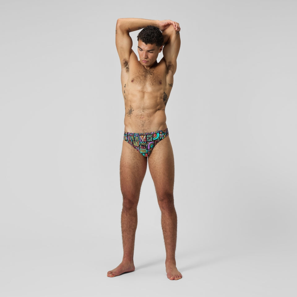 Speedo Beachstar 5cm Brief Black/Orange