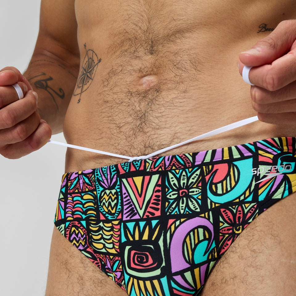 Speedo Beachstar 5cm Brief Black/Orange