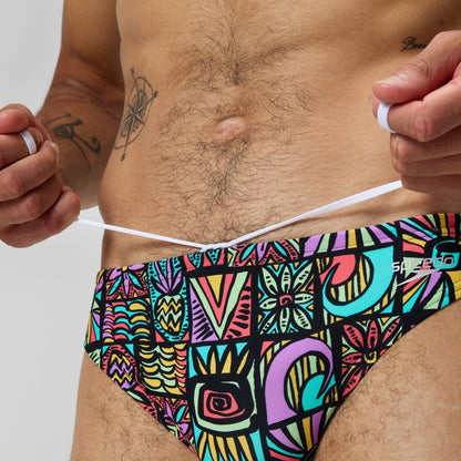 Speedo Beachstar 5cm Brief Black/Orange