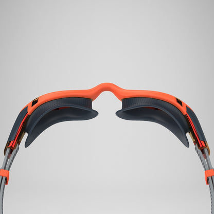 Speedo Adult Biofuse 2.0 Mirror Goggles Orange/Grey