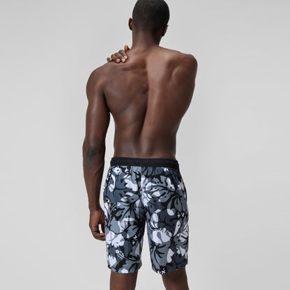 Speedo Printed 20'' Bondi Swim Shorts Grey/White