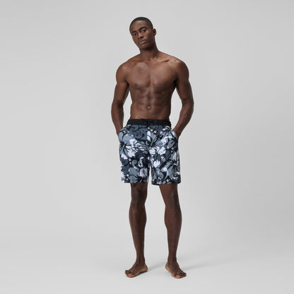 Speedo Printed 20'' Bondi Swim Shorts Grey/White