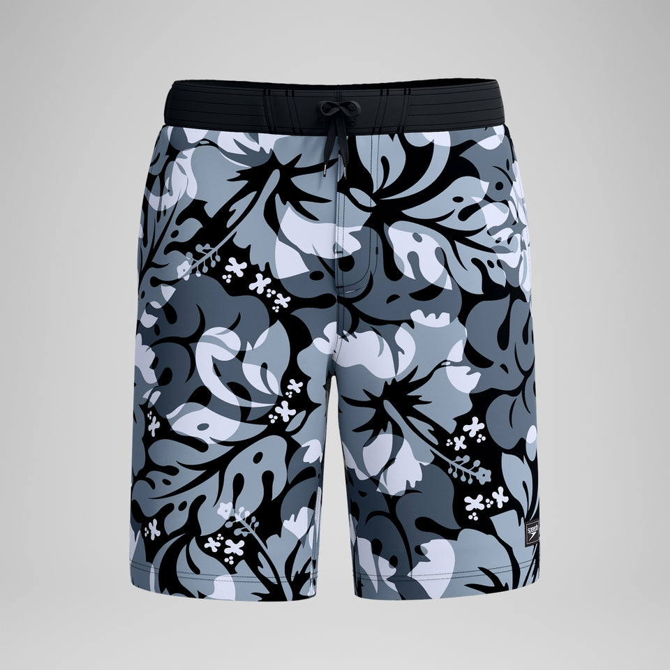 Speedo Printed 20'' Bondi Swim Shorts Grey/White