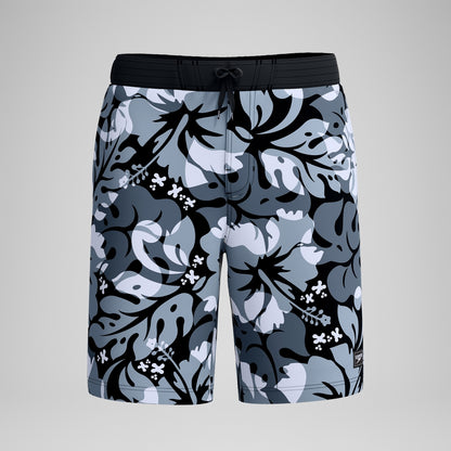 Speedo Printed 20'' Bondi Swim Shorts Grey/White