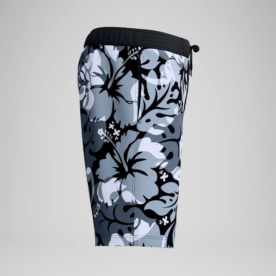 Speedo Printed 20'' Bondi Swim Shorts Grey/White