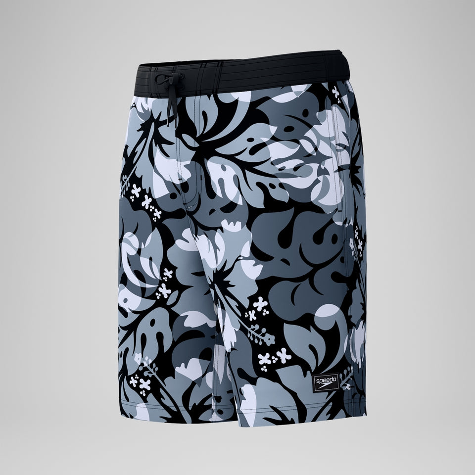 Speedo Printed 20'' Bondi Swim Shorts Grey/White