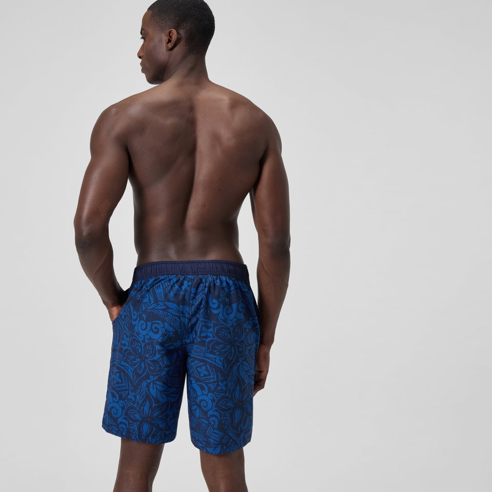 Speedo Printed 20'' Bondi Swim Shorts Navy