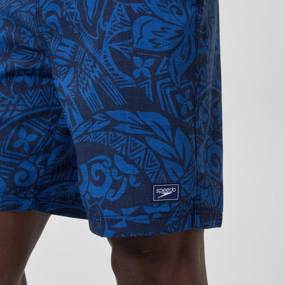 Speedo Printed 20'' Bondi Swim Shorts Navy