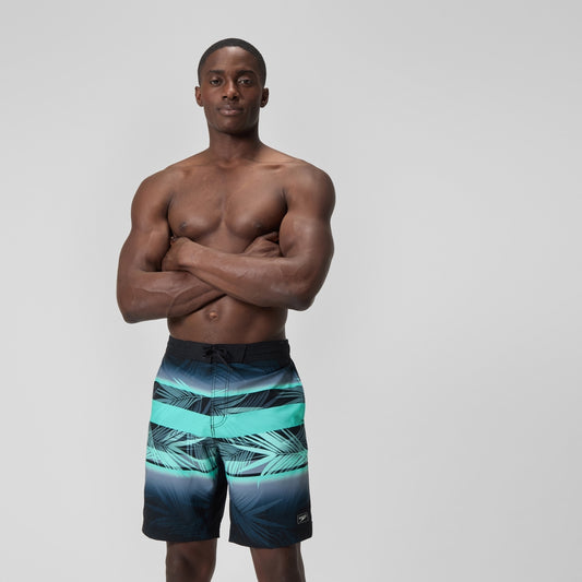 Speedo Printed 20'' Bondi Swim Shorts Black