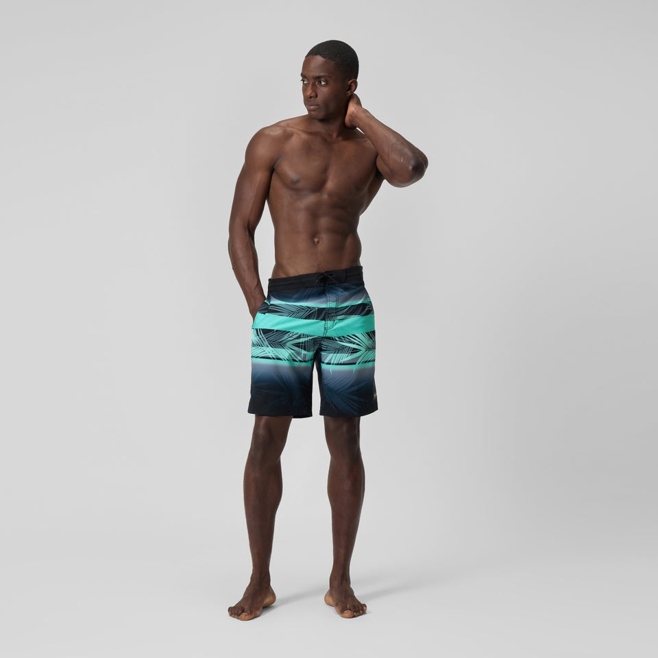 Speedo Printed 20'' Bondi Swim Shorts Black