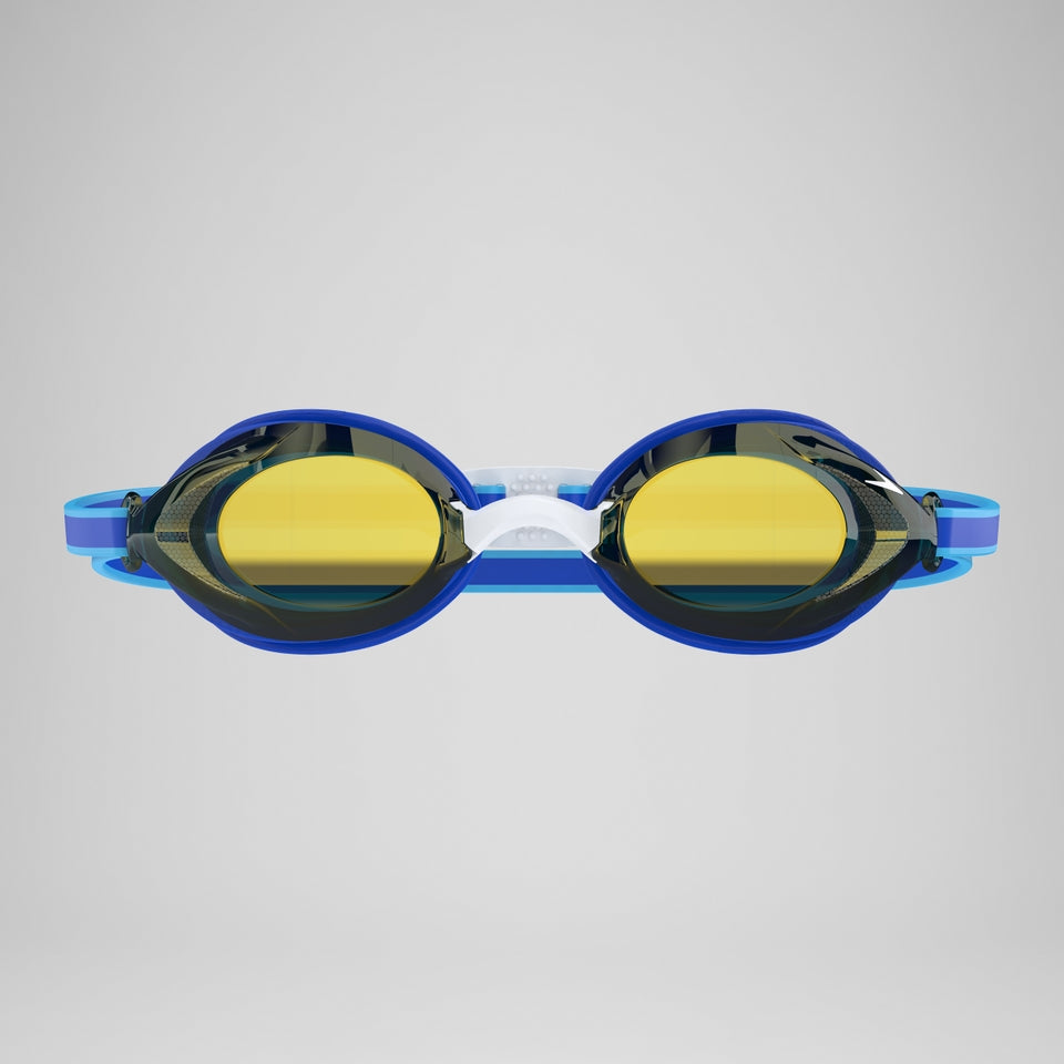 Speedo Junior Vanquisher 3.0 Mirror Goggles Blue/Gold