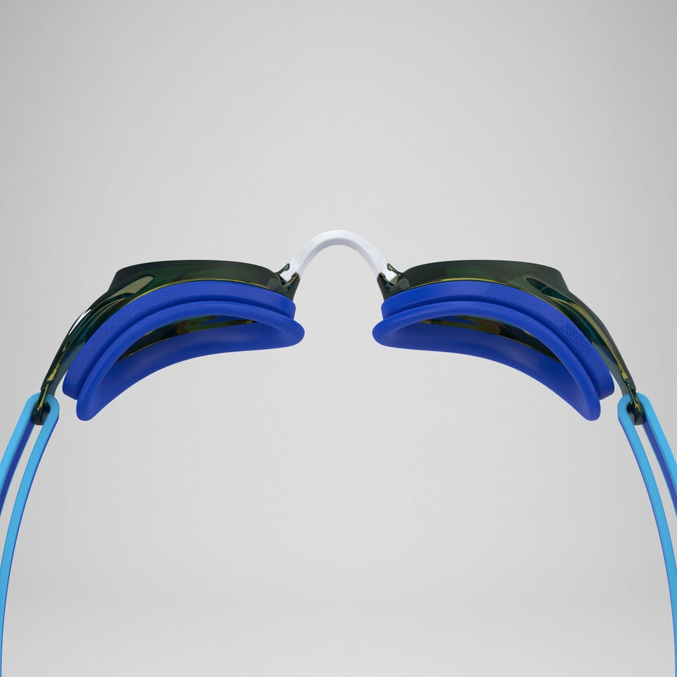 Speedo Junior Vanquisher 3.0 Mirror Goggles Blue/Gold