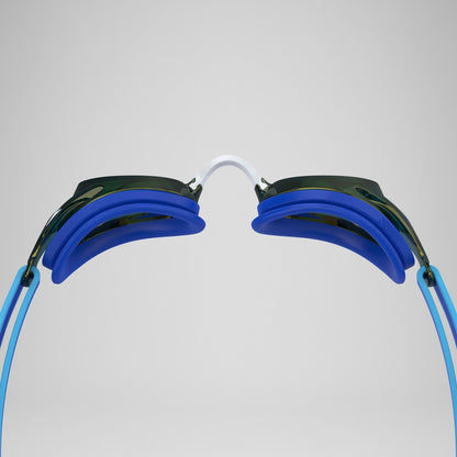 Speedo Junior Vanquisher 3.0 Mirror Goggles Blue/Gold