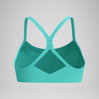 Speedo Solid Racerback Bikini Top Turquoise