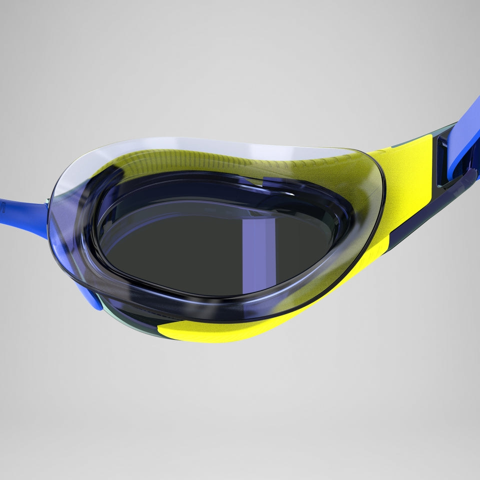 Speedo Adult Fastskin Hyper Elite Mirror Goggles Blue/Yellow