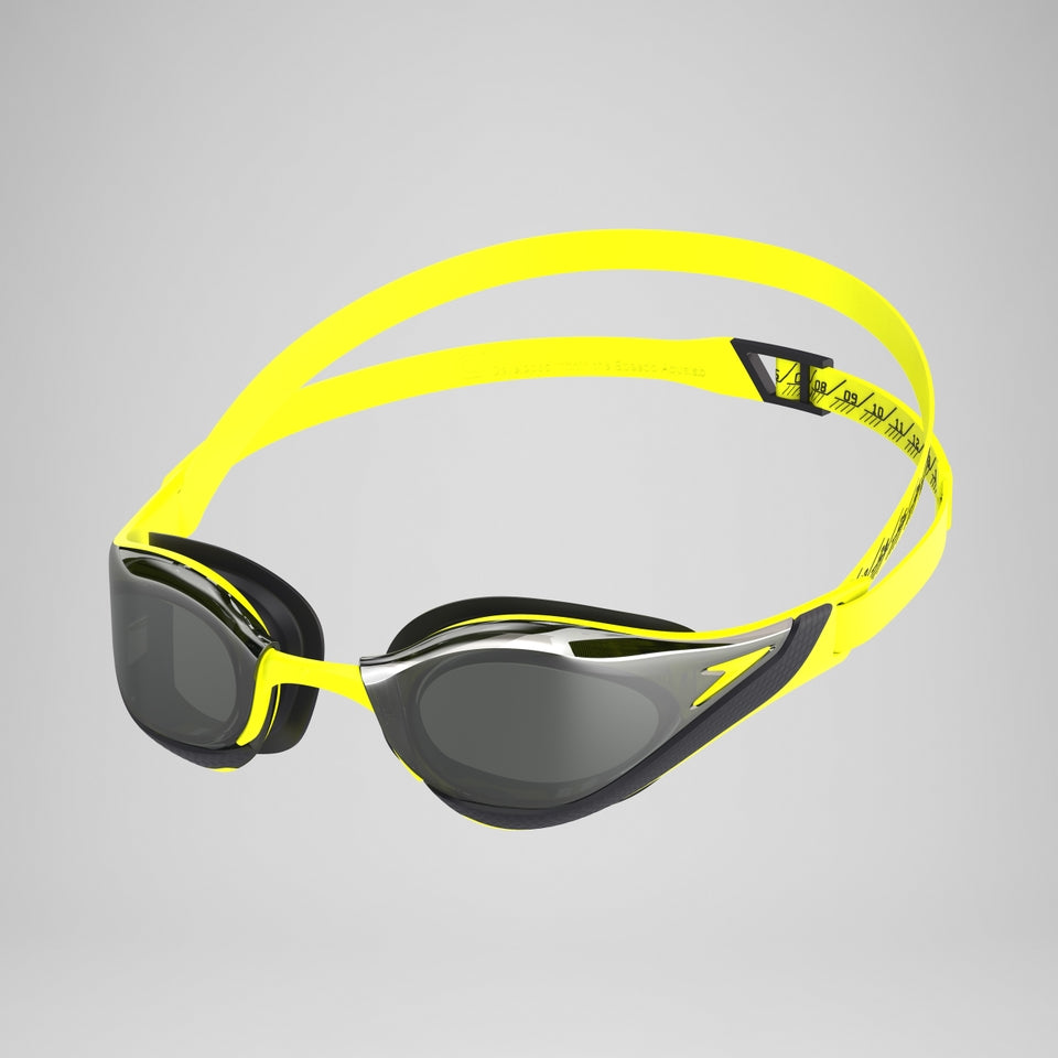 Speedo Adult Fastskin Pure Focus Mirror Goggles Yellow/Smoke