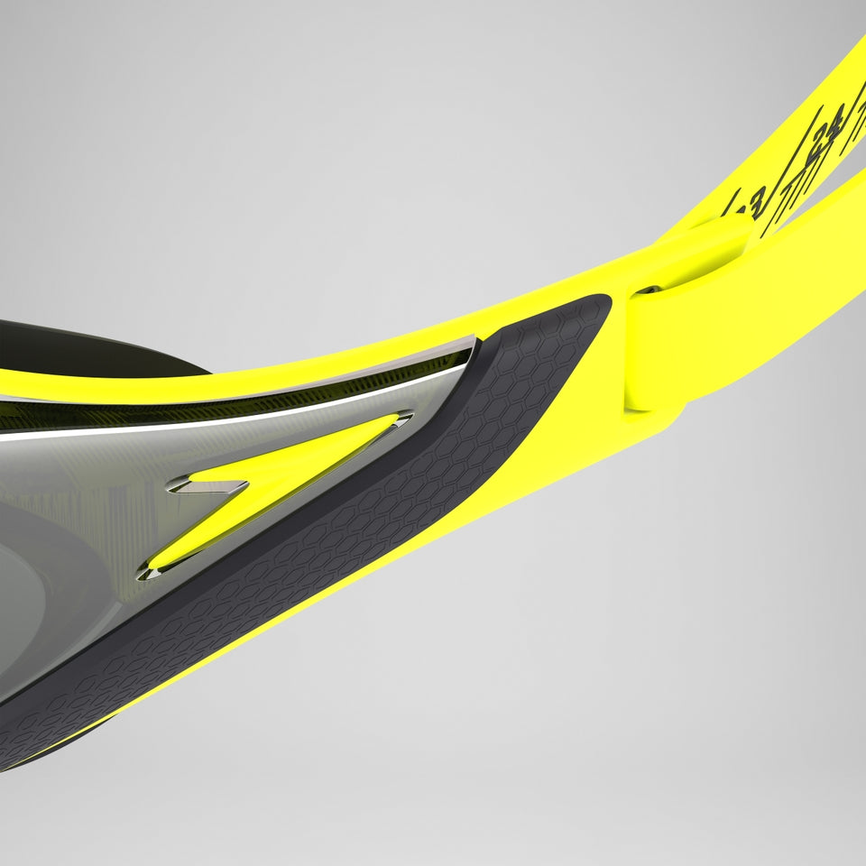 Speedo Adult Fastskin Pure Focus Mirror Goggles Yellow/Smoke