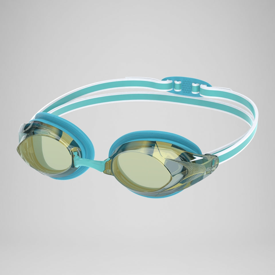 Speedo Vanquisher 3.0 Mirror Goggles Blue/Gold