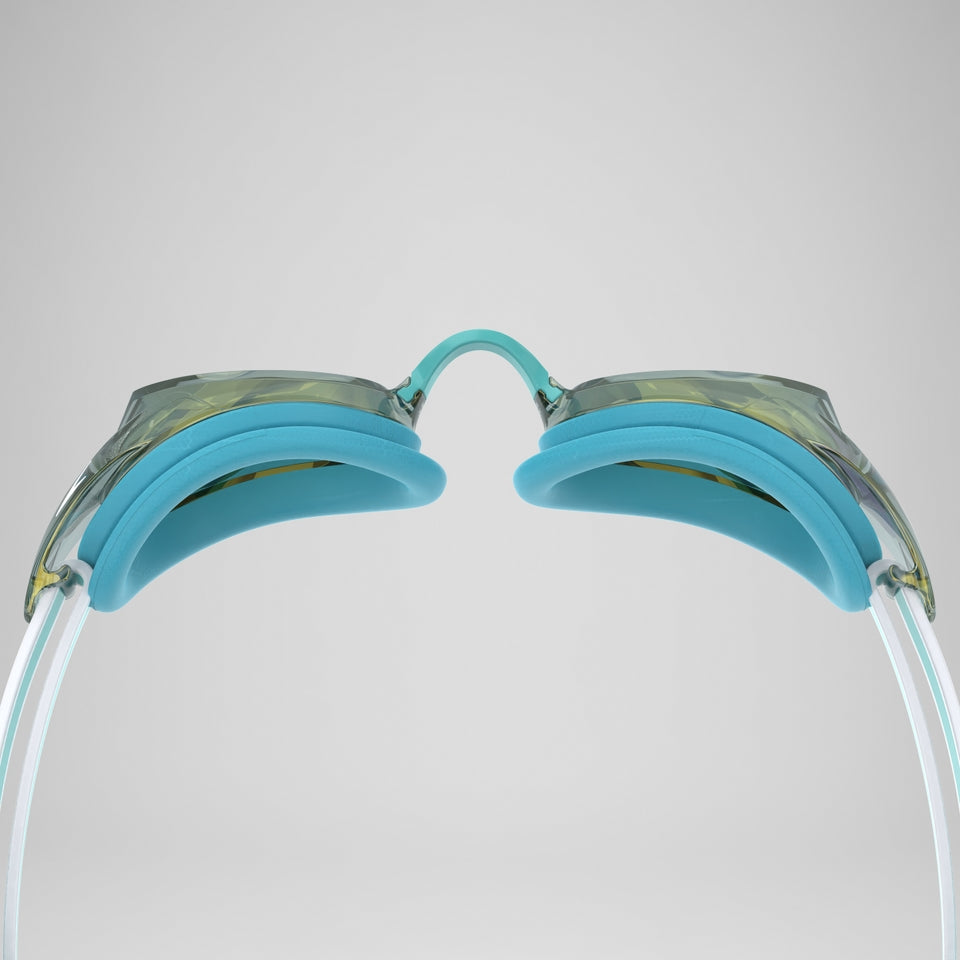 Speedo Vanquisher 3.0 Mirror Goggles Blue/Gold