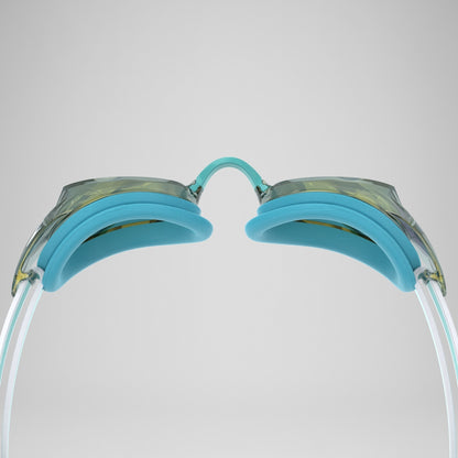 Speedo Vanquisher 3.0 Mirror Goggles Blue/Gold