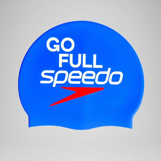 Speedo Adult Unisex Go Full Speedo Cap Blue