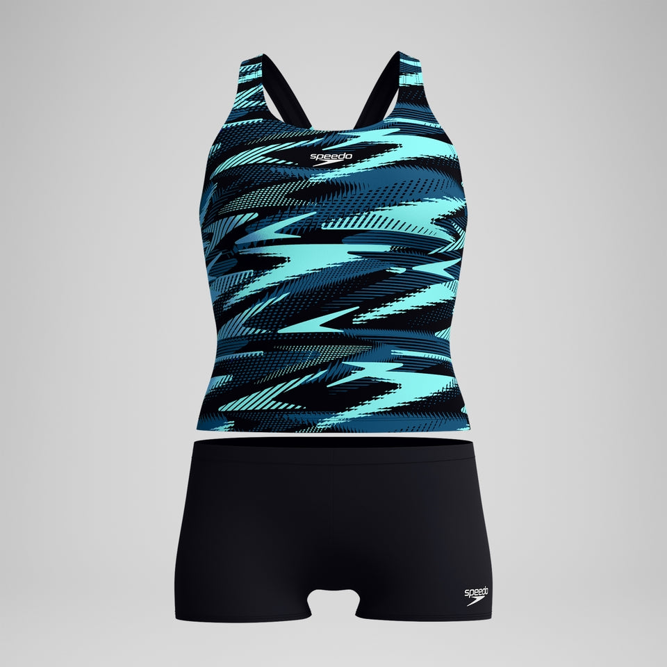 Speedo HyberBoom Tankini Black/Turquoise