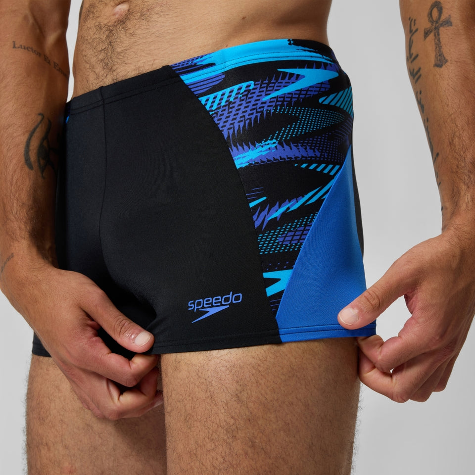 Speedo Endurance+ Max Splice Aquashort Black/Blue