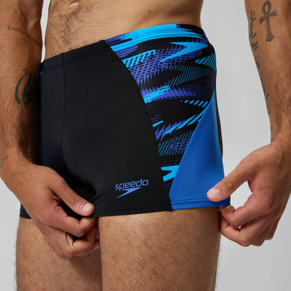 Speedo Endurance+ Max Splice Aquashort Black/Blue