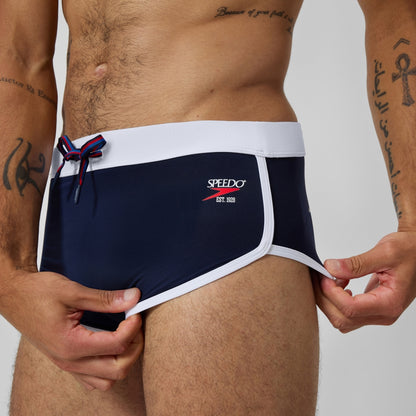Speedo Jetstream 3.5'' Logo Brief Navy/White