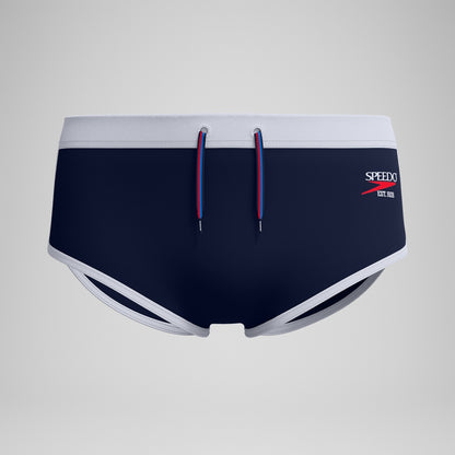 Speedo Jetstream 3.5'' Logo Brief Navy/White