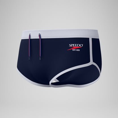 Speedo Jetstream 3.5'' Logo Brief Navy/White