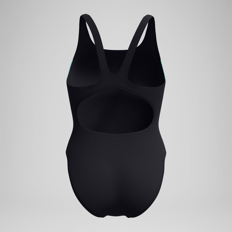 Speedo Colourblock 2.0 Swimsuit Black/Turquoise