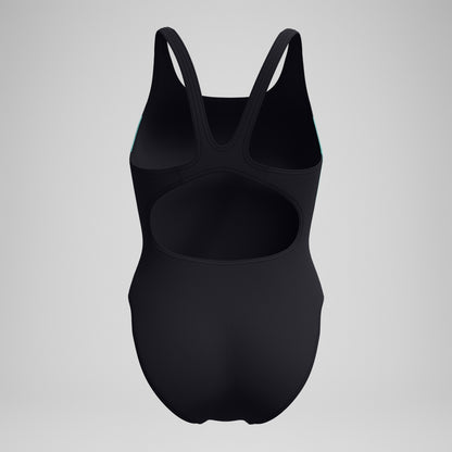 Speedo Colourblock 2.0 Swimsuit Black/Turquoise
