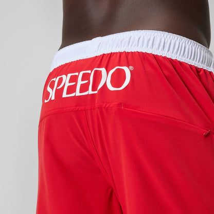 Speedo Jetstream 16'' Logo Swim Shorts Red/White