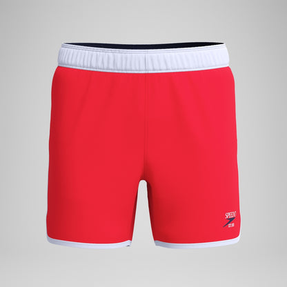 Speedo Jetstream 16'' Logo Swim Shorts Red/White