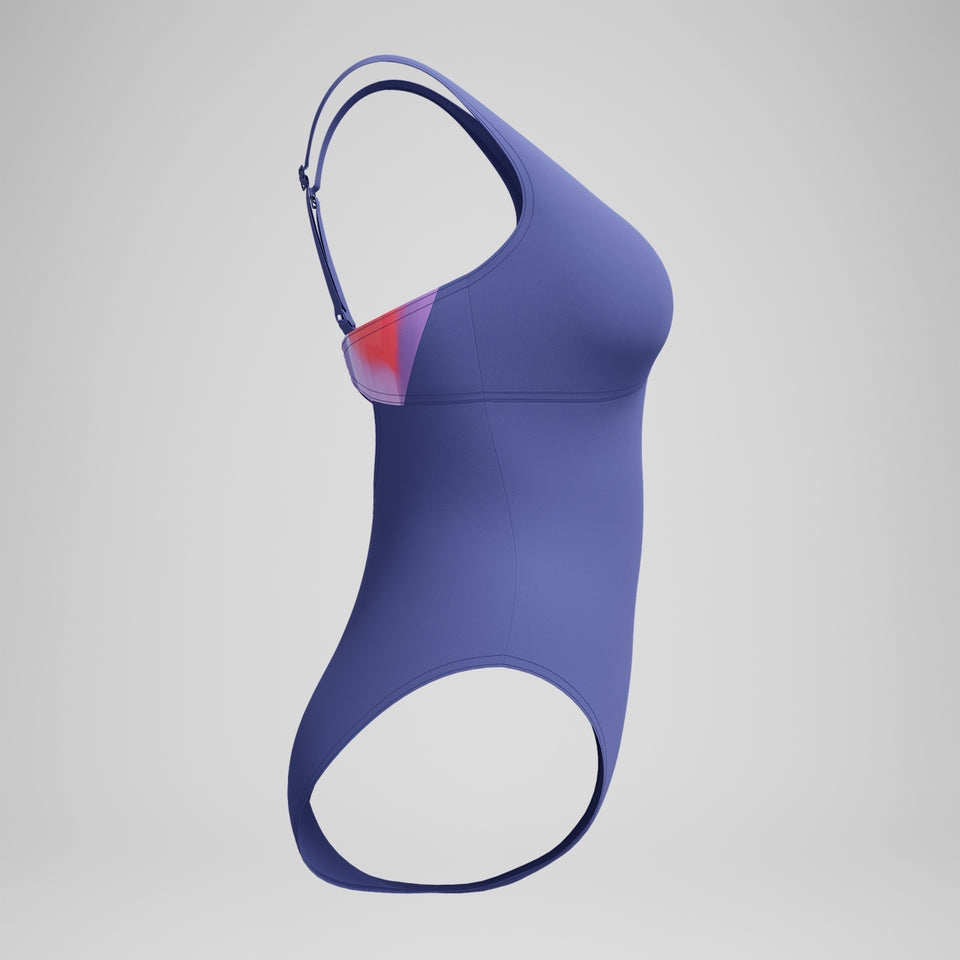 Speedo Shaping Printed OpusGem DD+ Swimsuit Blue