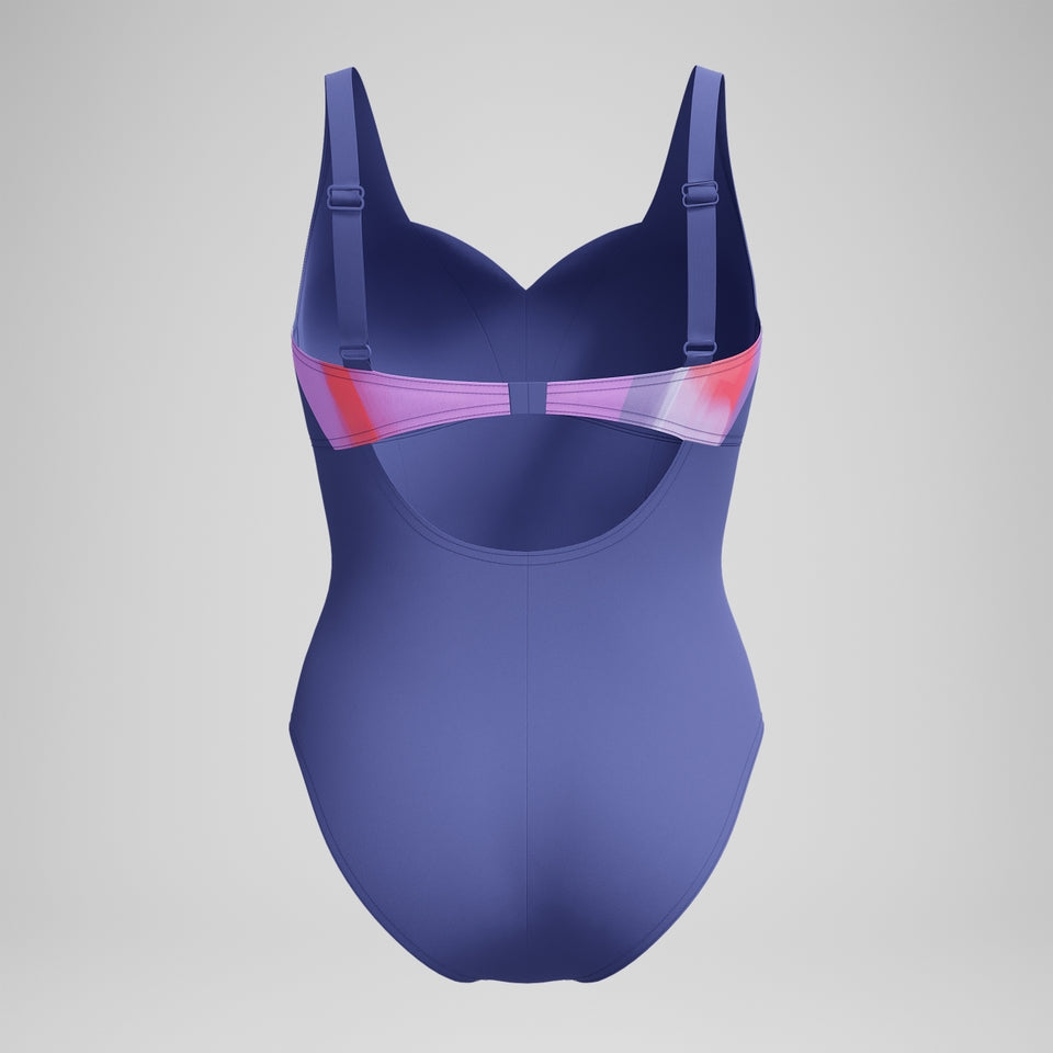 Speedo Shaping Printed OpusGem DD+ Swimsuit Blue