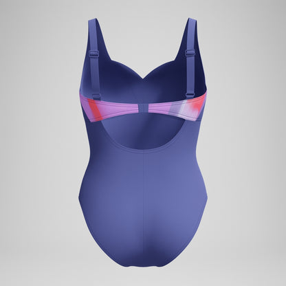 Speedo Shaping Printed OpusGem DD+ Swimsuit Blue