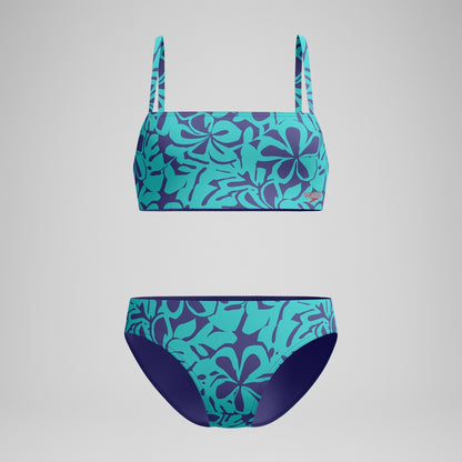 Speedo Printed Adjustable Thinstap Bikini Blue/Green