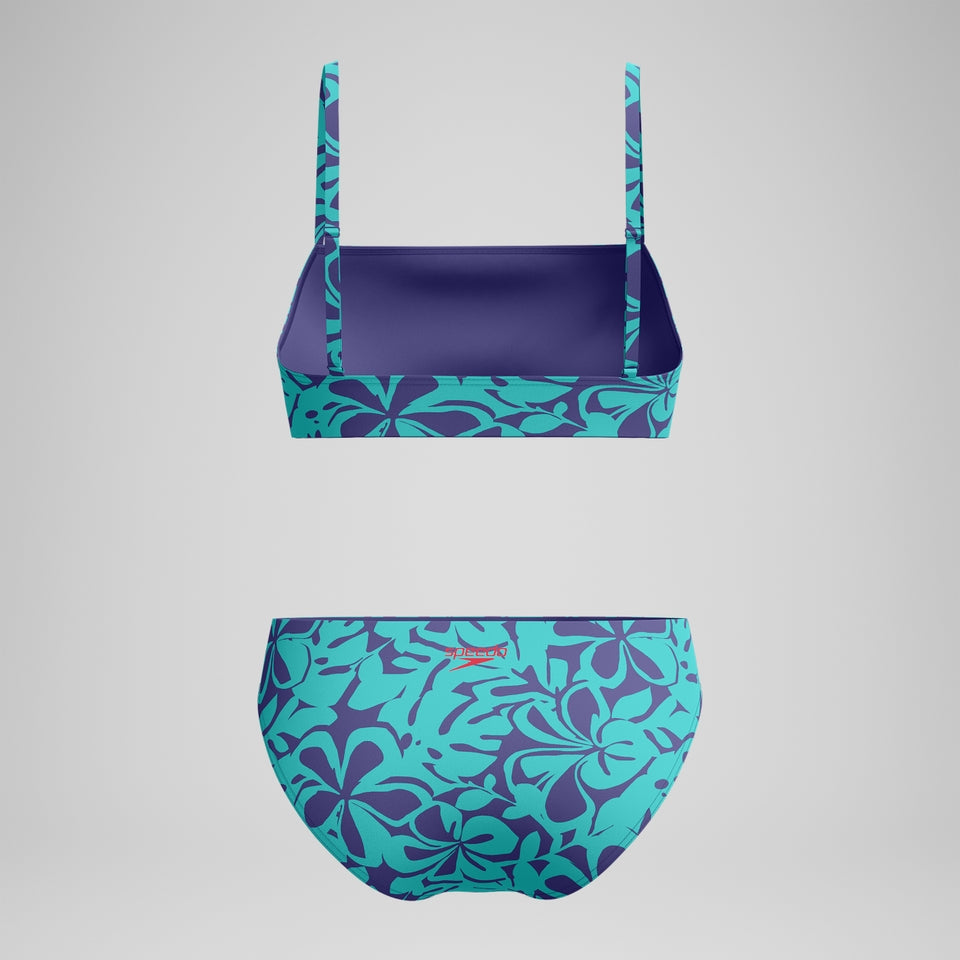 Speedo Printed Adjustable Thinstap Bikini Blue/Green