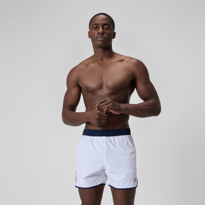 Speedo Jetstream 16'' Logo Swim Shorts White/Navy