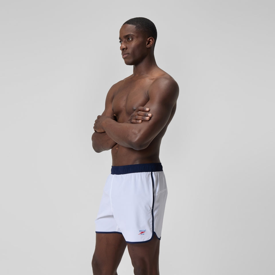 Speedo Jetstream 16'' Logo Swim Shorts White/Navy