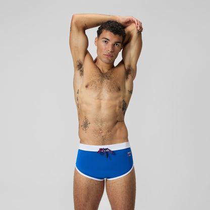 Speedo Jetstream 3.5'' Logo Brief Blue/White