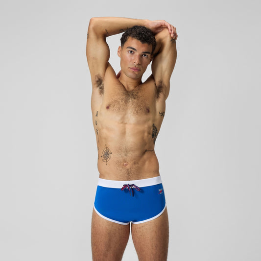 Speedo Jetstream 3.5'' Logo Brief Blue/White