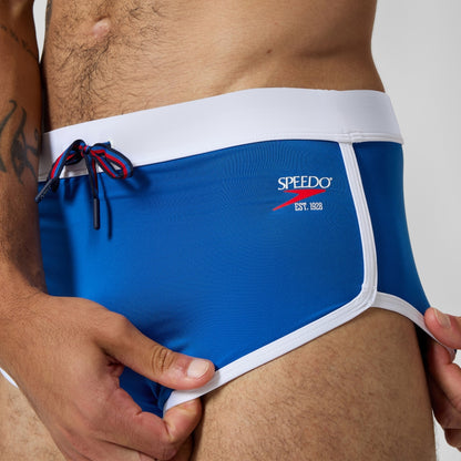 Speedo Jetstream 3.5'' Logo Brief Blue/White