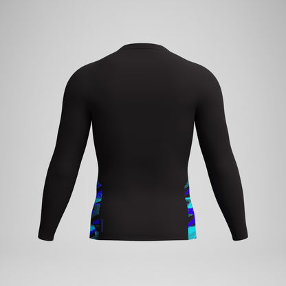 Speedo Endurance+ Splice Rash Top Black/Blue