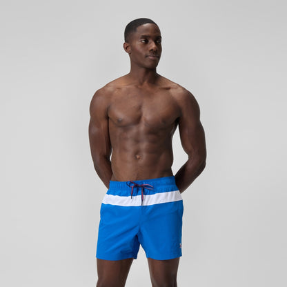 Speedo Jetstream 16'' Striped Colourblock Swim Shorts Blue/White