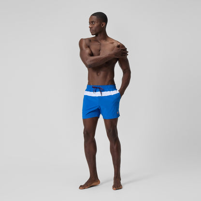 Speedo Jetstream 16'' Striped Colourblock Swim Shorts Blue/White
